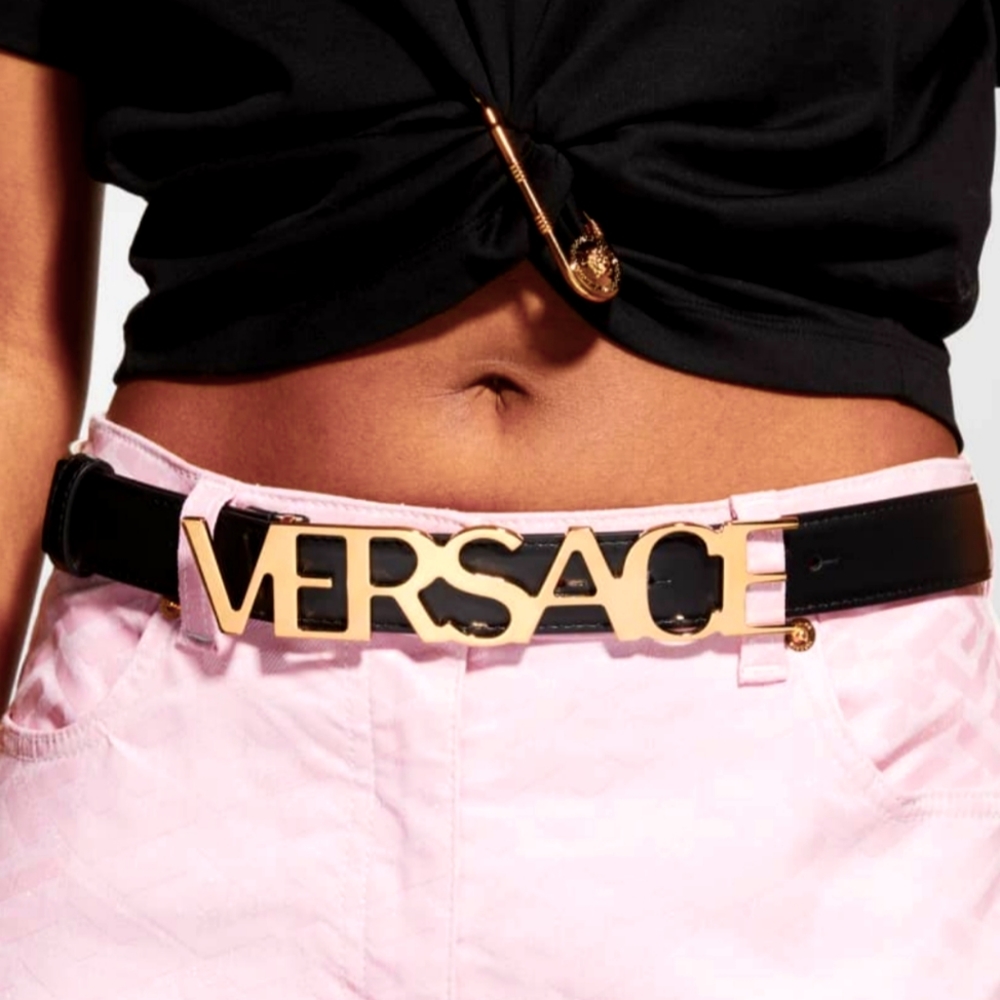 NWT Versace Logo Belt - Picture 3 of 6
